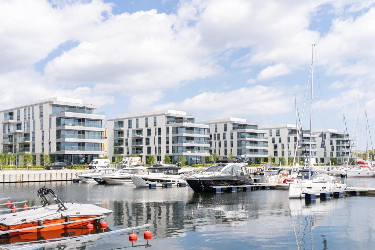 Yacht Park With Sea View By Lion Apartments Gdynia Kültér fotó